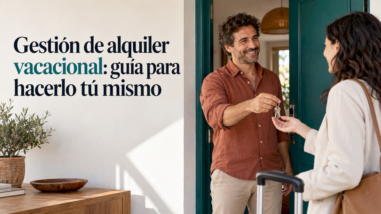 Gestión de alquiler vacacional: guía para hacerlo tú mismo