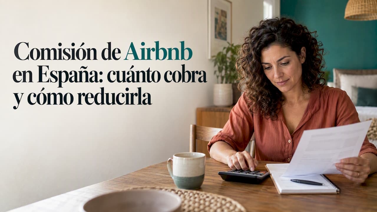 Comisión de Airbnb en España: cuánto cobra y cómo reducirla